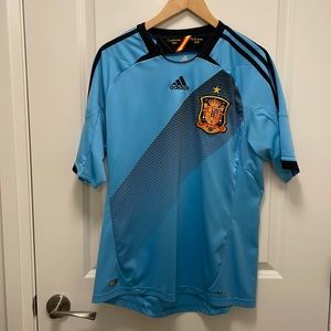 Spain adidas 2008 euro cup soccer jersey